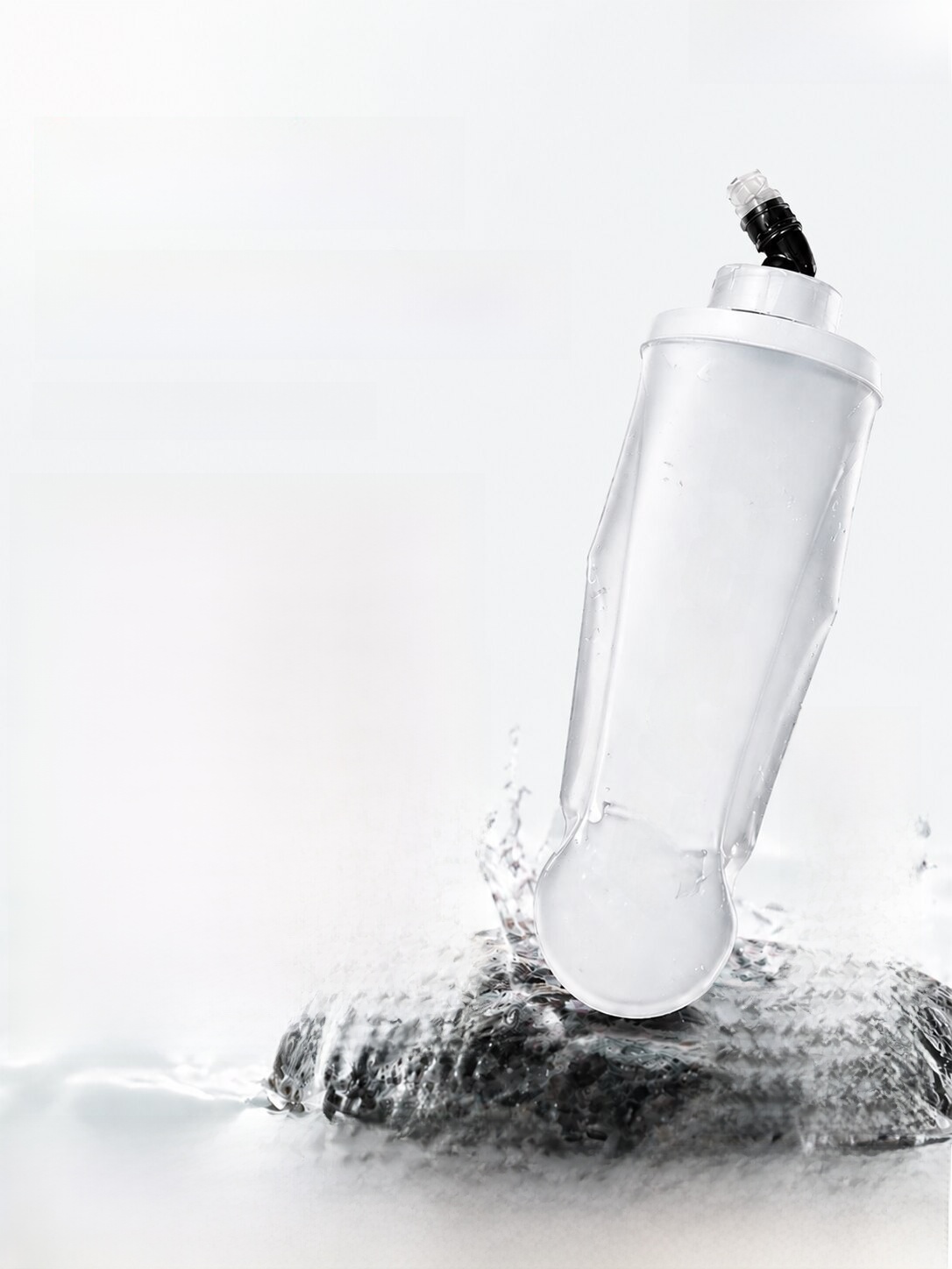 Running Gear For Marathon - FlipBelt Sport Soft Water Bottle Portable