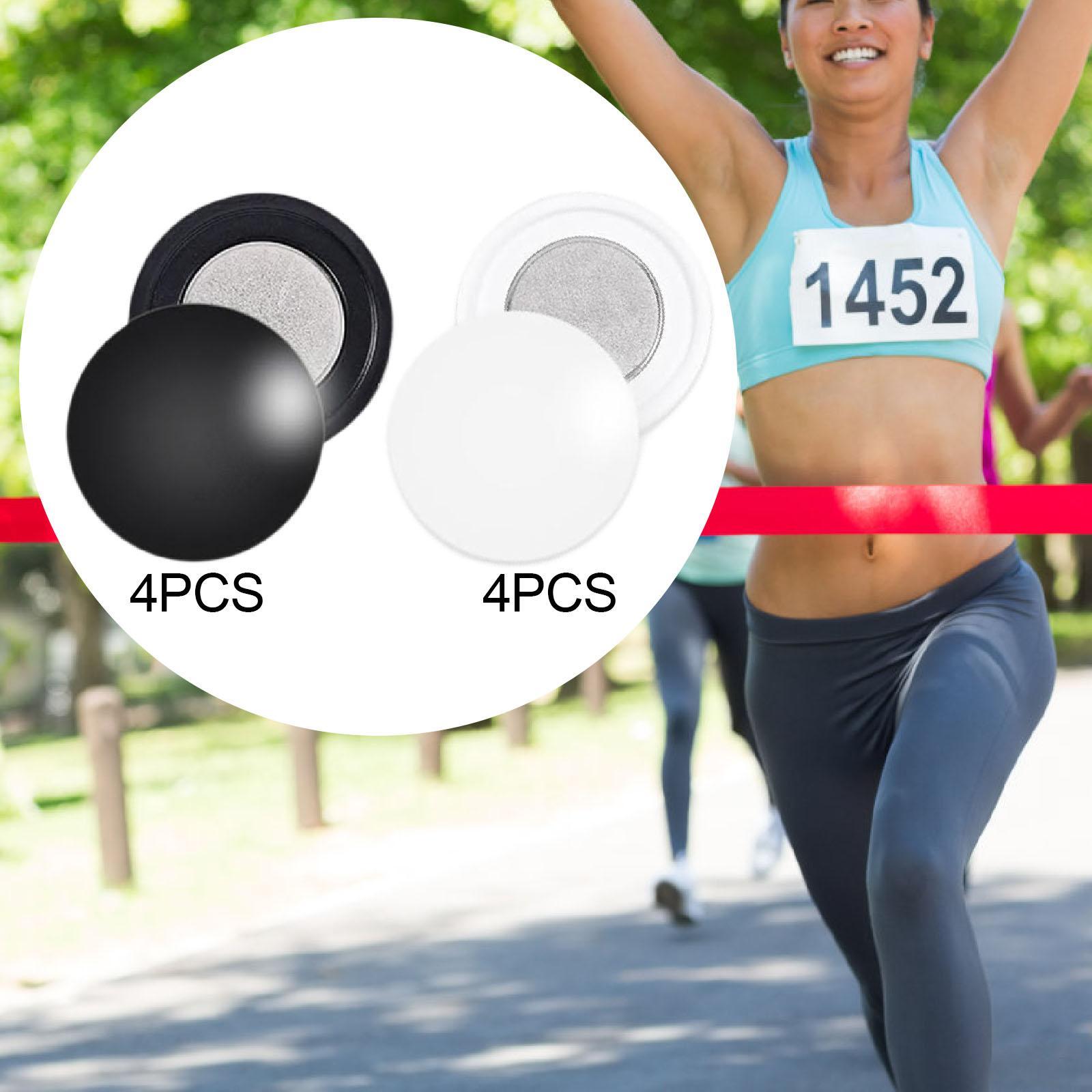 Running Gear Track - 4 Pair Magnetic Race Bib Clips