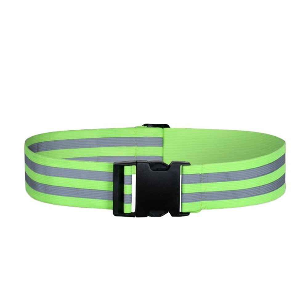 Running Gear Yellow - 2PCS Stretchable Reflective Belt Adjustable Portable