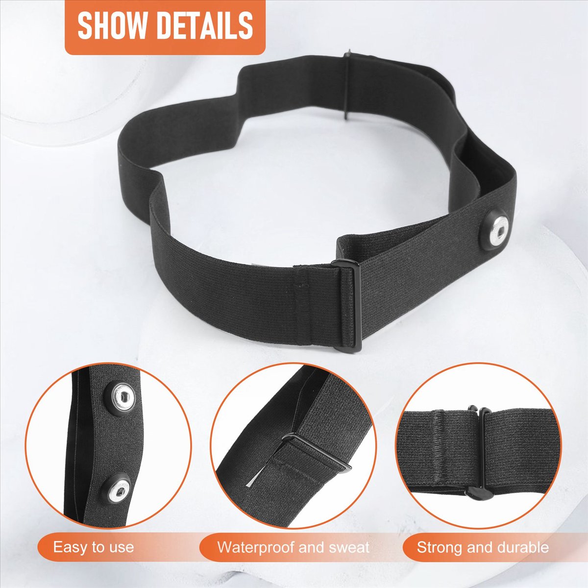 Heart Rate Strap Chest - Dec.-Chest Belt Strap for for Sports
