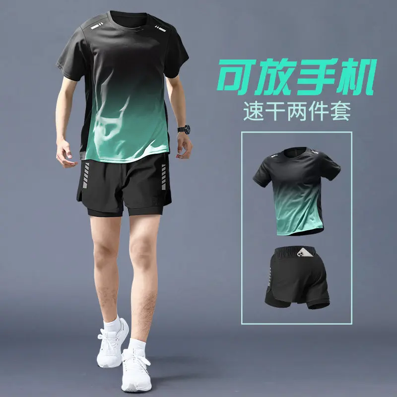 Men's Pro Running Set - Quick  - Running Gear For Marathon 评论和价格