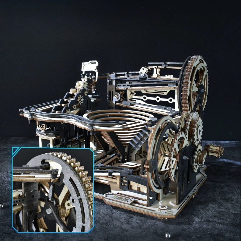 3D Wooden Ball Run Gears Sets  - Running Gear Track 评论和价格