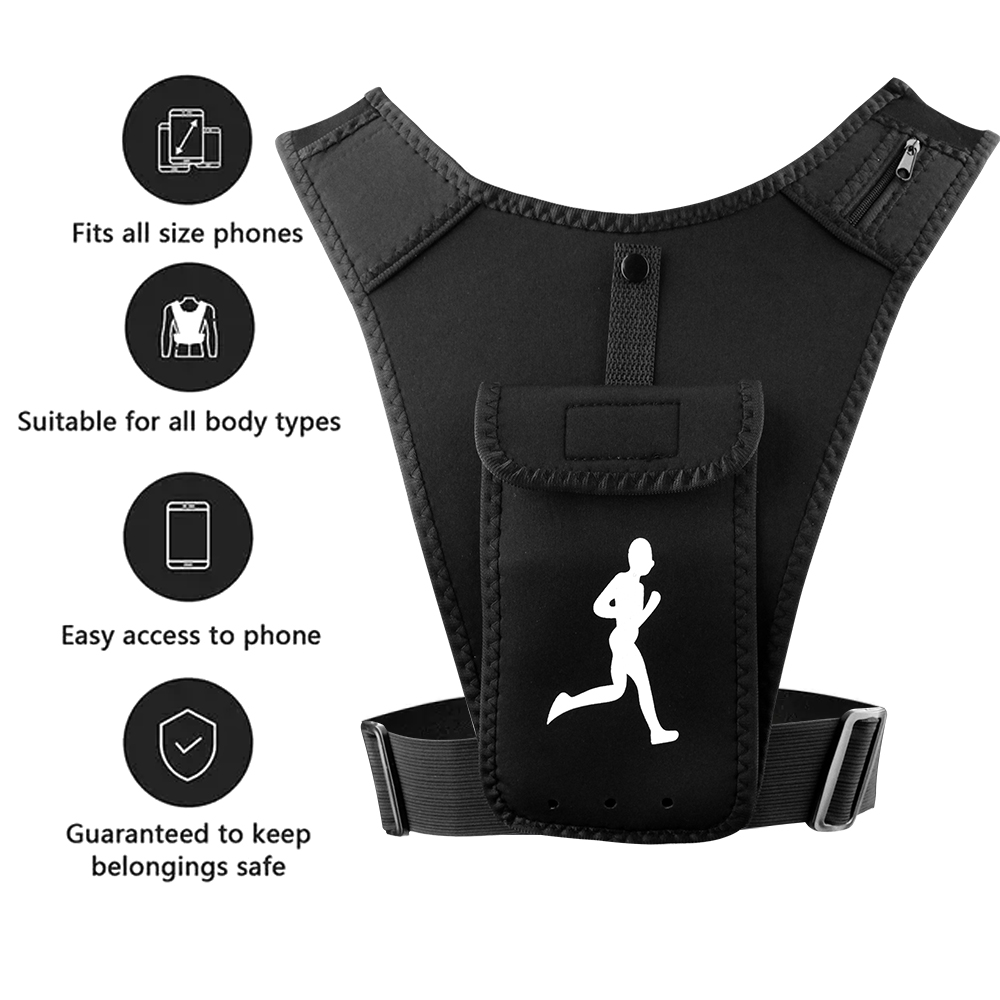 Adjustable Running Vest Phone  - Running Gear Cool 评论和价格