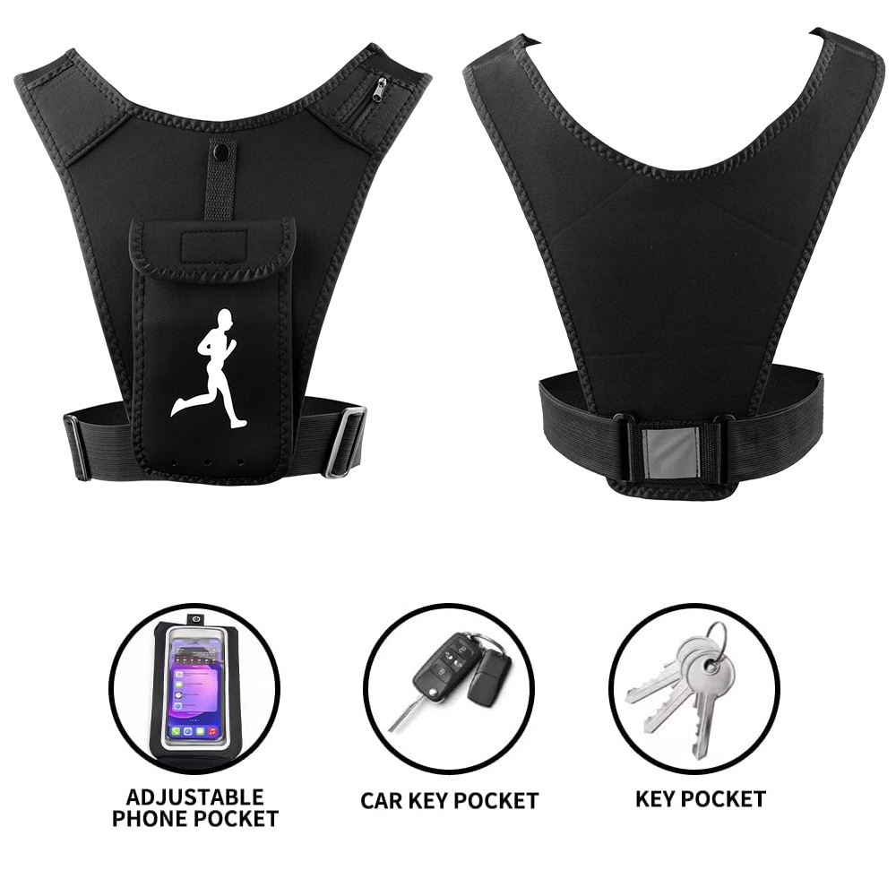 Adjustable Running Vest Phone  - Running Gear Cool 评论和价格