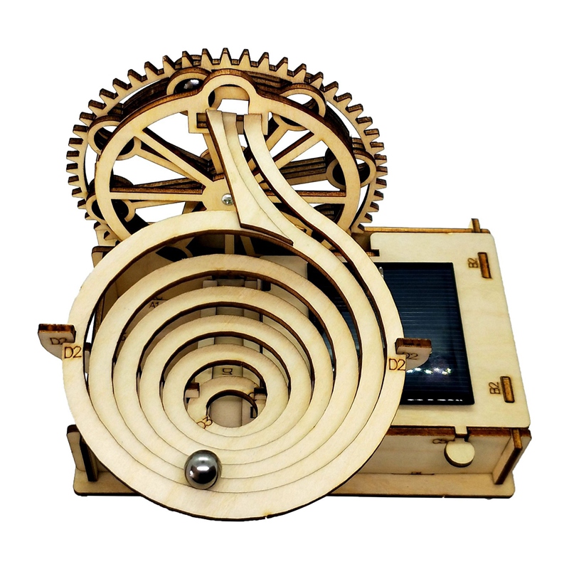 Practical 3D Wooden Marble Run - Running Gear Track 评论和价格