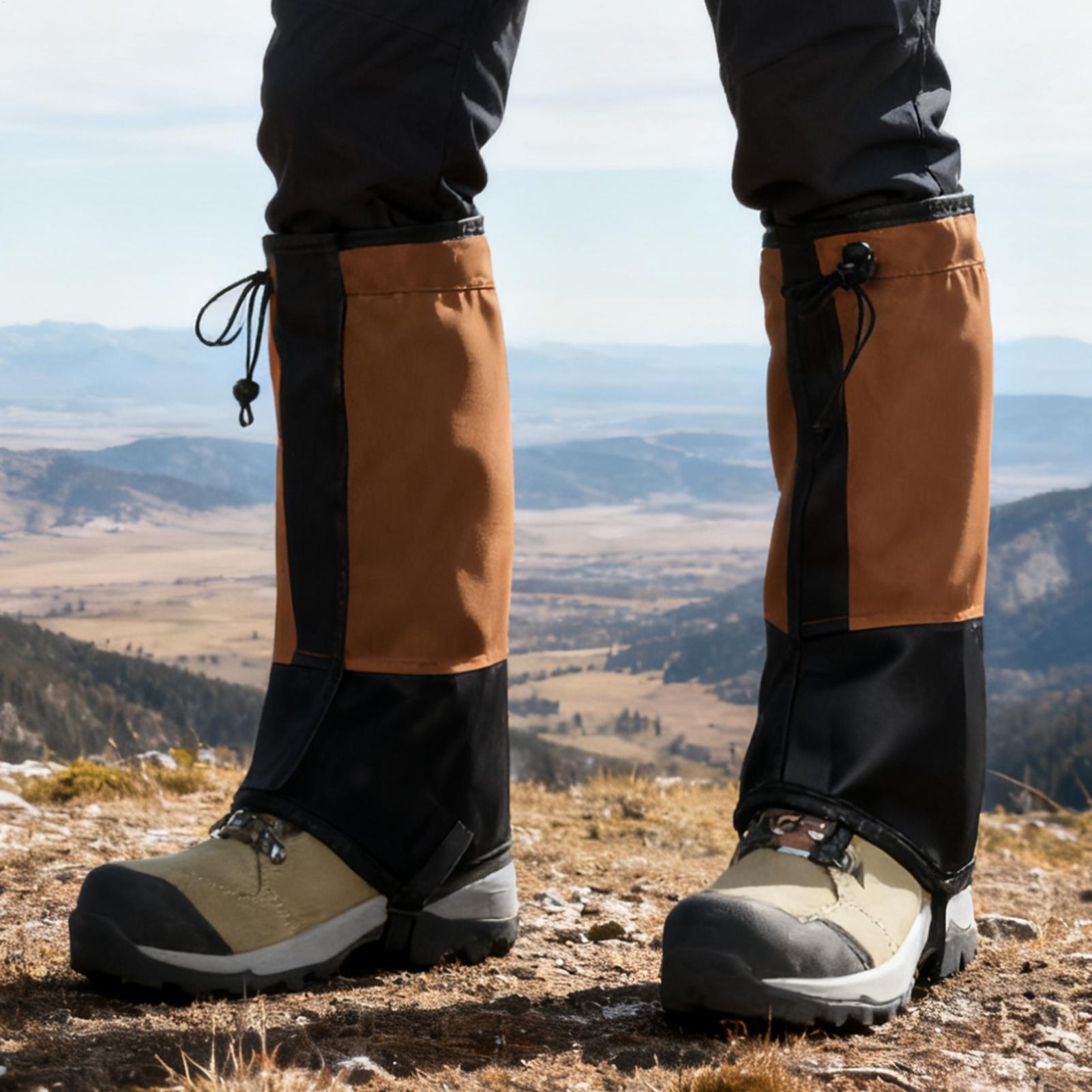 Waterproof Leg Gaiters for Hik - Running Gear In Rain 评论和价格