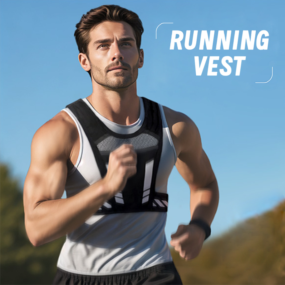 Reflective Running Vest with P - Running Gear Cool 评论和价格