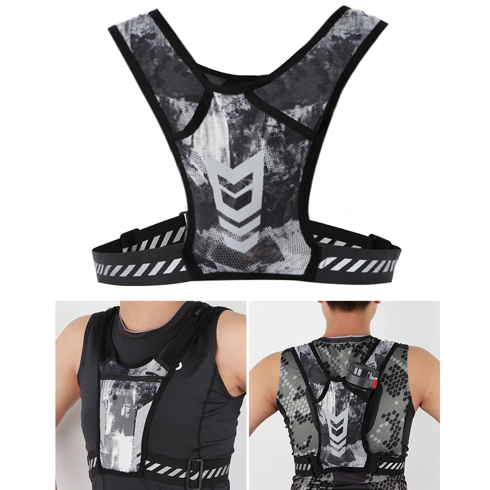Reflective Running Vest with P - Running Gear Cool 评论和价格