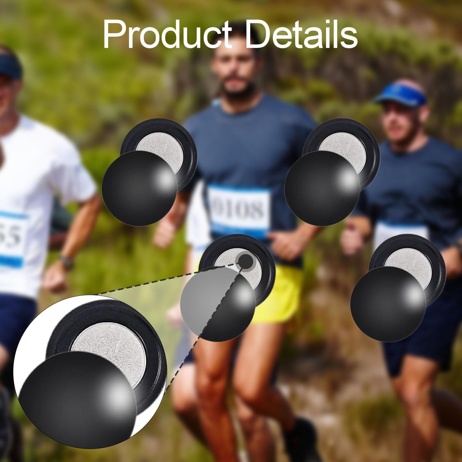 4 Pair Magnetic Race Bib Clips - Running Gear Track 评论和价格