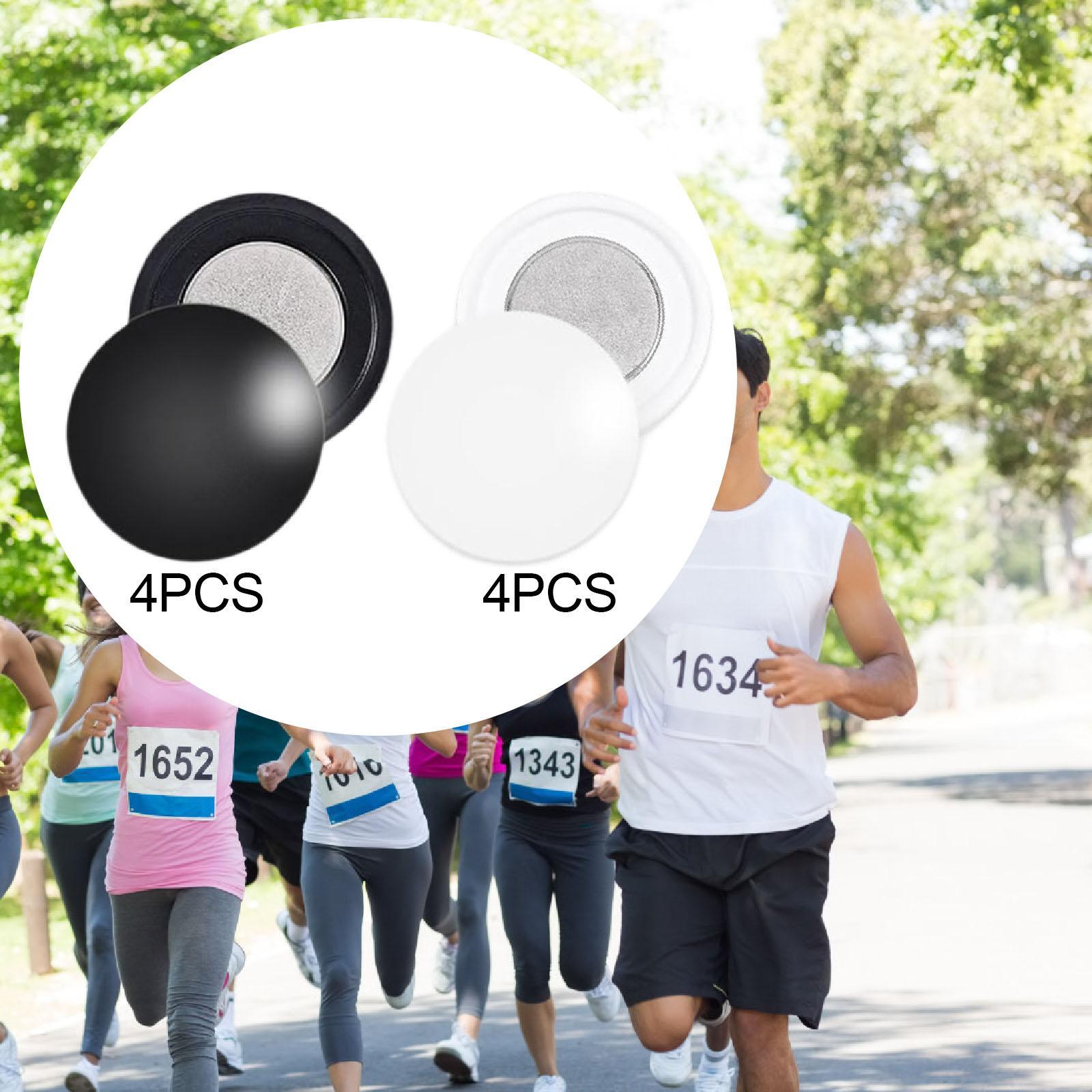 4 Pair Magnetic Race Bib Clips - Running Gear Track 评论和价格