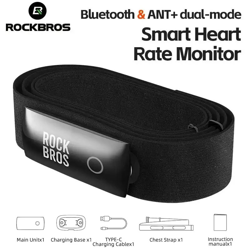 ROCKBROS Upgraded Heart Rate M - Heart Rate Strap Chest 评论和价格