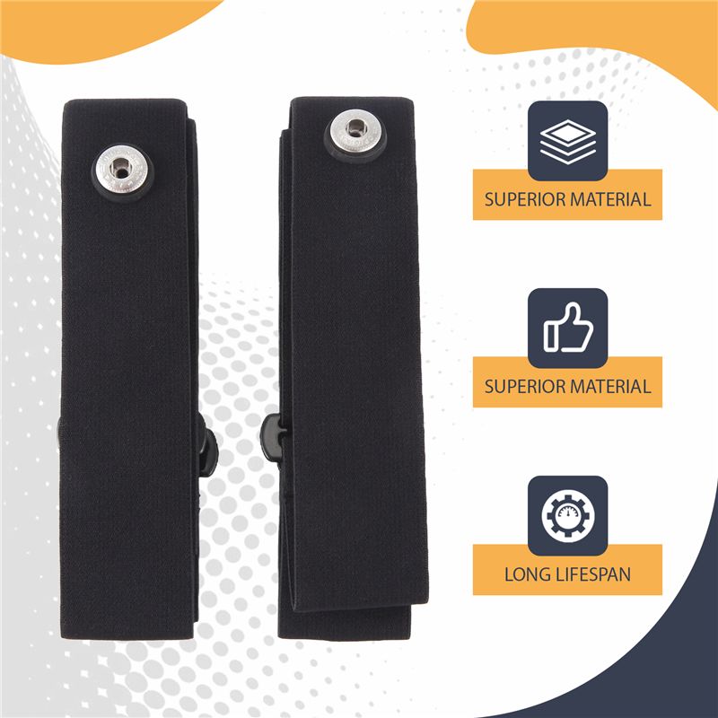 【New User-Coupon!】2Pcs Elastic - Heart Rate Strap Chest 评论和价格