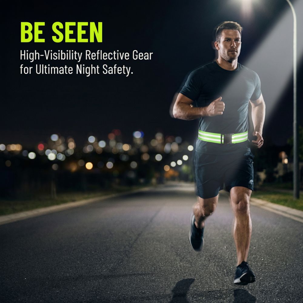 2PCS Stretchable Reflective Be - Running Gear Yellow 评论和价格