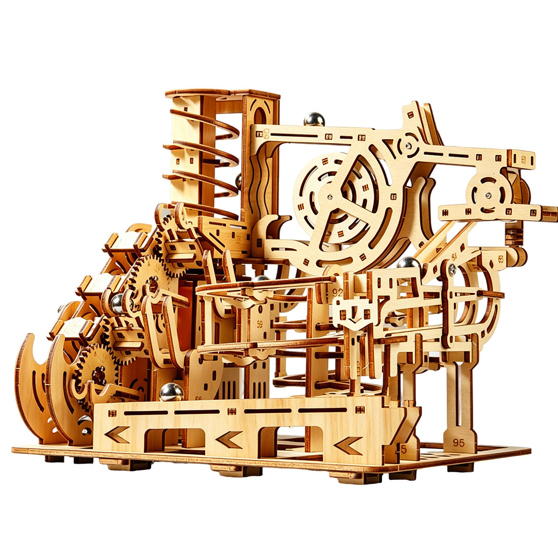 3D Wooden Puzzle Mechanical Ma - Running Gear Track 评论和价格